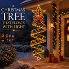 Christmas Magic Spiral Hanging LED Light Collection