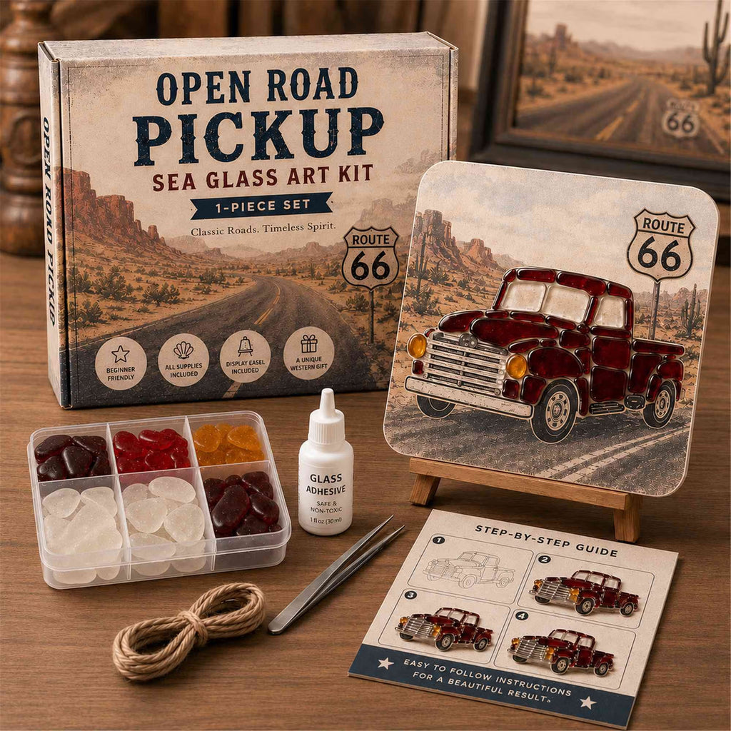 DIY Western Sea Glass Art Kit Collection
