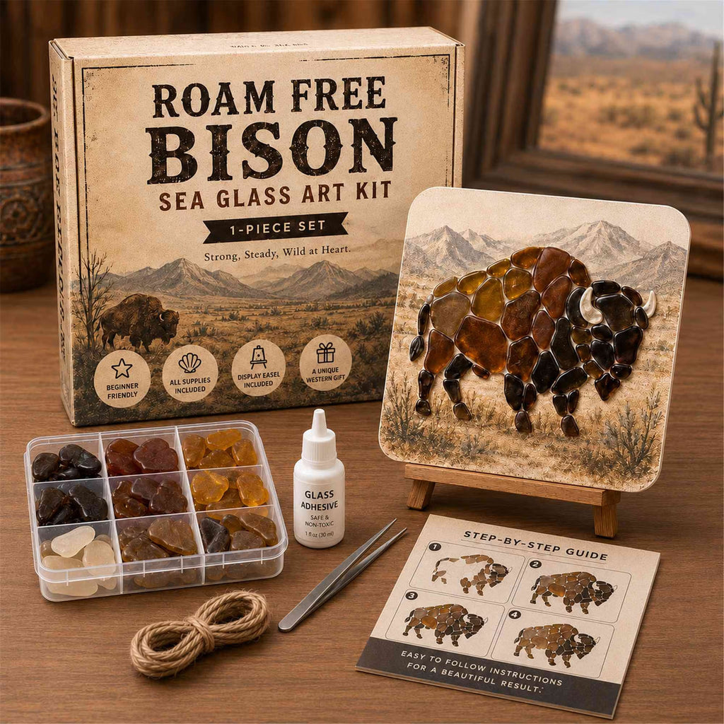 DIY Western Sea Glass Art Kit Collection
