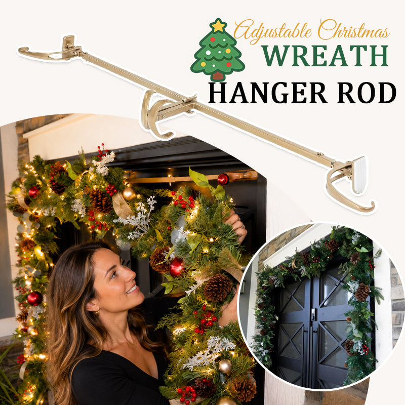 ✨Adjustable Christmas Wreath Hanger Rod