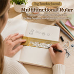 DOG TEMPLATE JOURNAL MULTIFUNCTIONAL RULER🐾