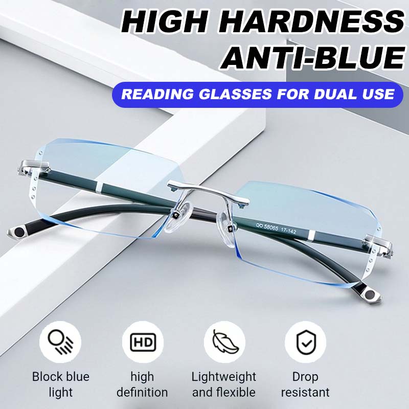 🔥Stylish reading glasses with autofocus｜Blue light filter · All-day comfort and crystal-clear visio