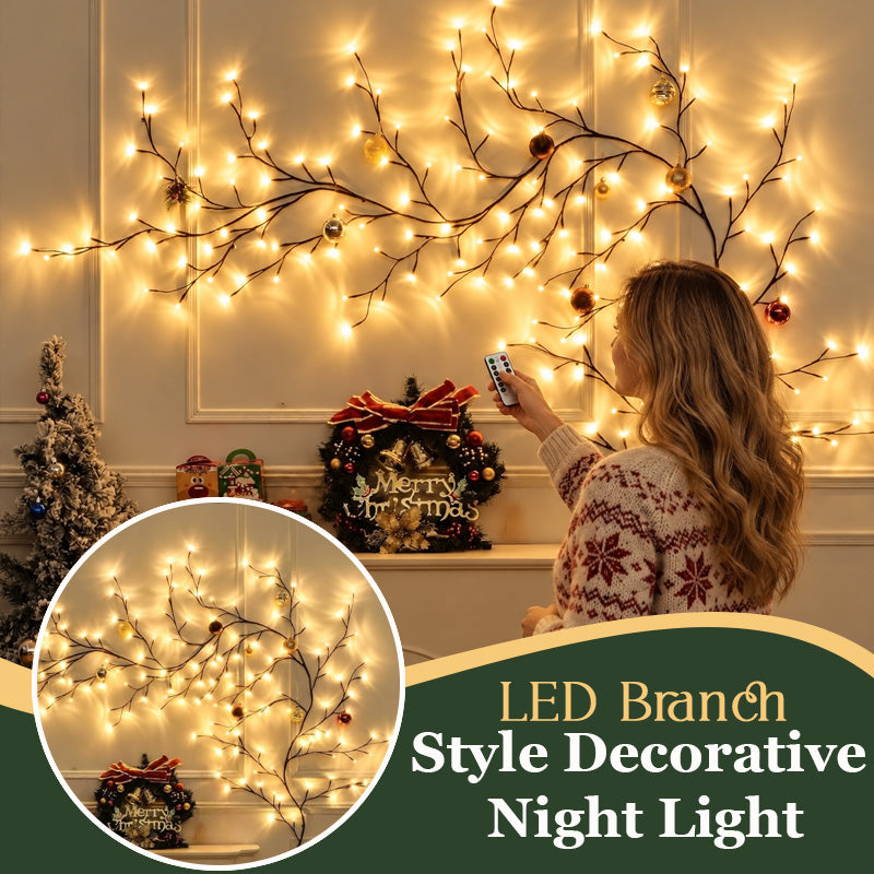 Enchanted Willow Vine Christmas Lights – 8 Lighting Modes & Warm White Glow