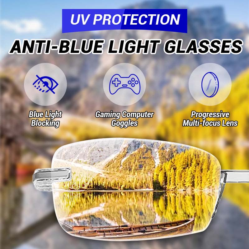 🔥Stylish reading glasses with autofocus｜Blue light filter · All-day comfort and crystal-clear visio