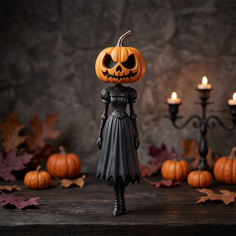 🎃 Halloween Pumpkin Head Figurine Decoration