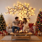 Enchanted Willow Vine Christmas Lights – 8 Lighting Modes & Warm White Glow