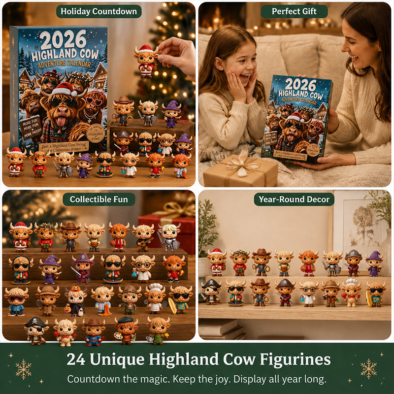 🐂🎁2026 Highland Cattle Advent Calendar