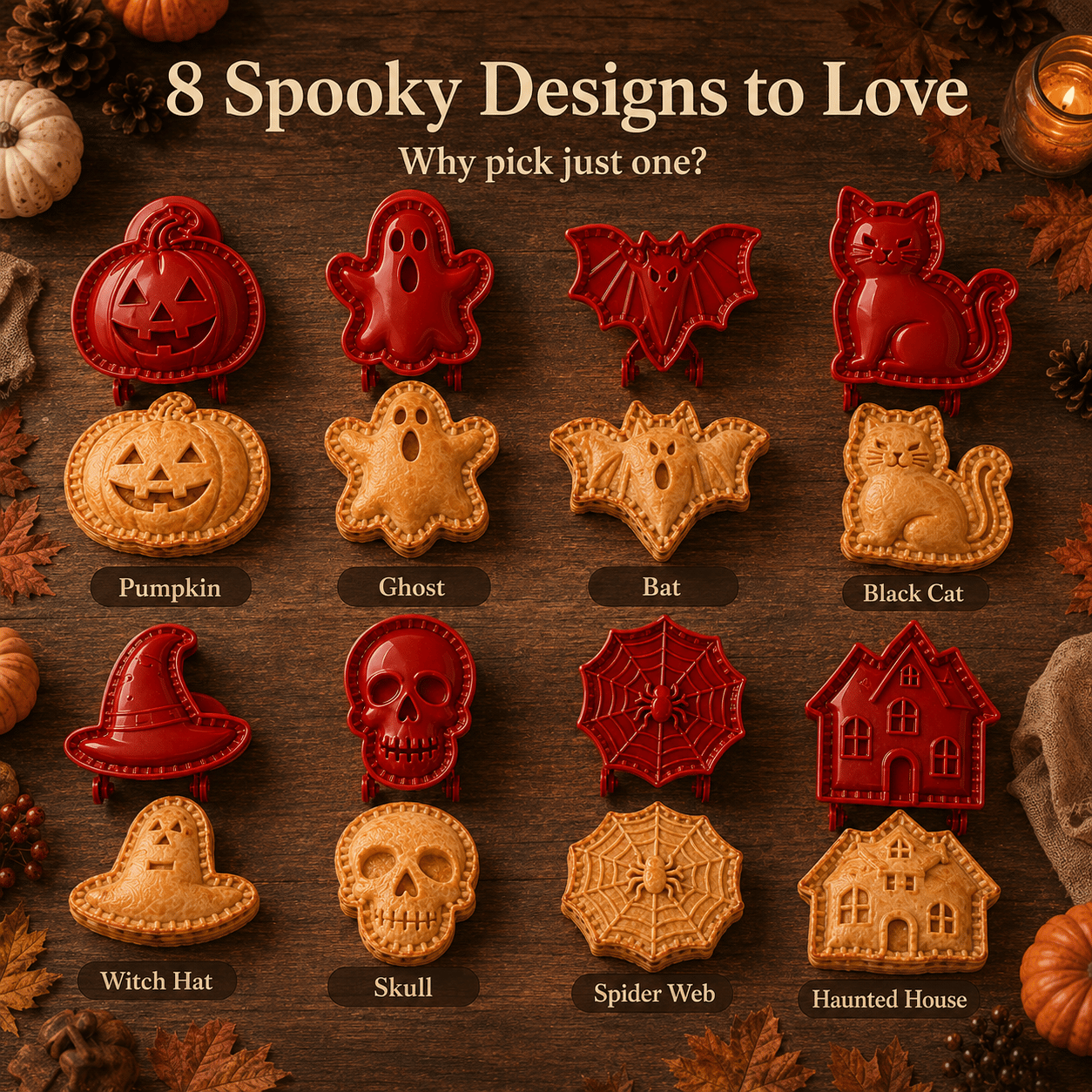 🎃 Halloween Mini Pie Mold 🥧