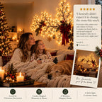 Enchanted Willow Vine Christmas Lights – 8 Lighting Modes & Warm White Glow