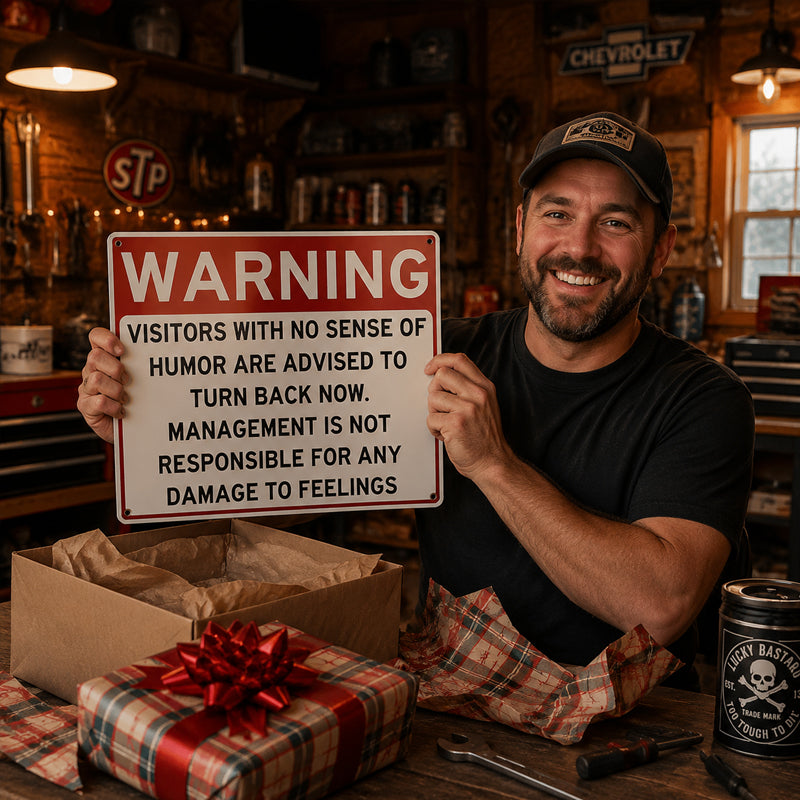 😂 Humor Warning Door Decoration