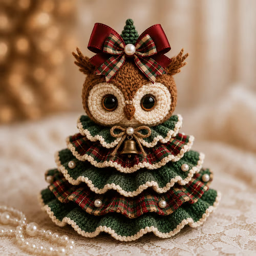 🔥Last Day 50% OFF - 🎄Crochet Animal Christmas Tree DIY Kit