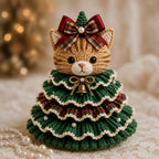 🔥Last Day 50% OFF - 🎄Crochet Animal Christmas Tree DIY Kit