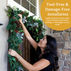 ✨Adjustable Christmas Wreath Hanger Rod