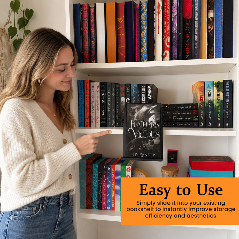 Floating Book Display Shelf