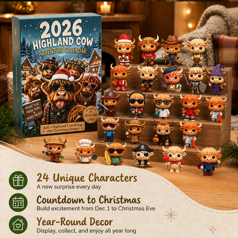 🐂🎁2026 Highland Cattle Advent Calendar