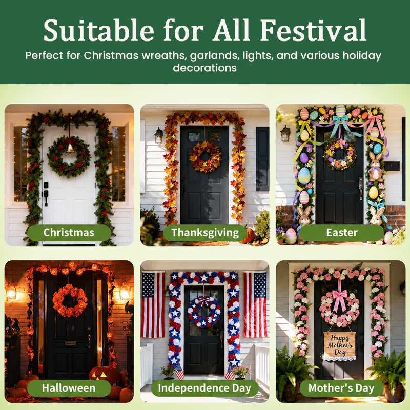 ✨Adjustable Christmas Wreath Hanger Rod