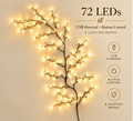 Enchanted Willow Vine Christmas Lights – 8 Lighting Modes & Warm White Glow