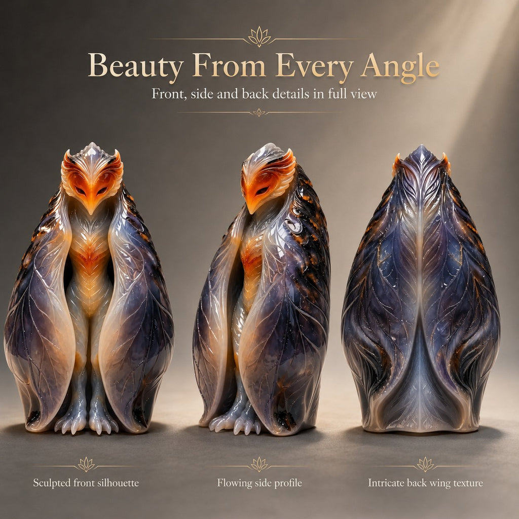 Handcrafted Natural Stone Cicada-Winged Fairy – Truly One of a Kind