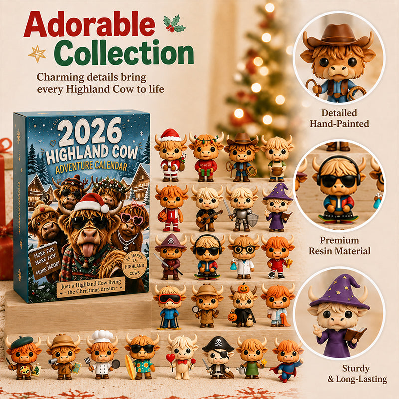 🐂🎁2026 Highland Cattle Advent Calendar