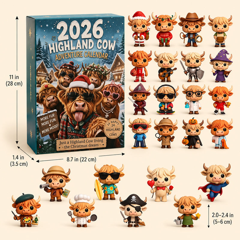 🐂🎁2026 Highland Cattle Advent Calendar