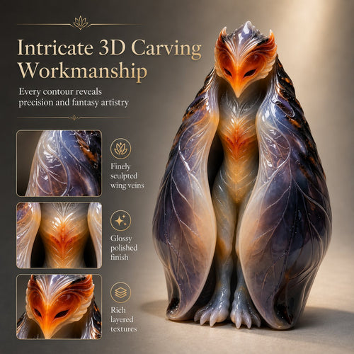 Handcrafted Natural Stone Cicada-Winged Fairy – Truly One of a Kind