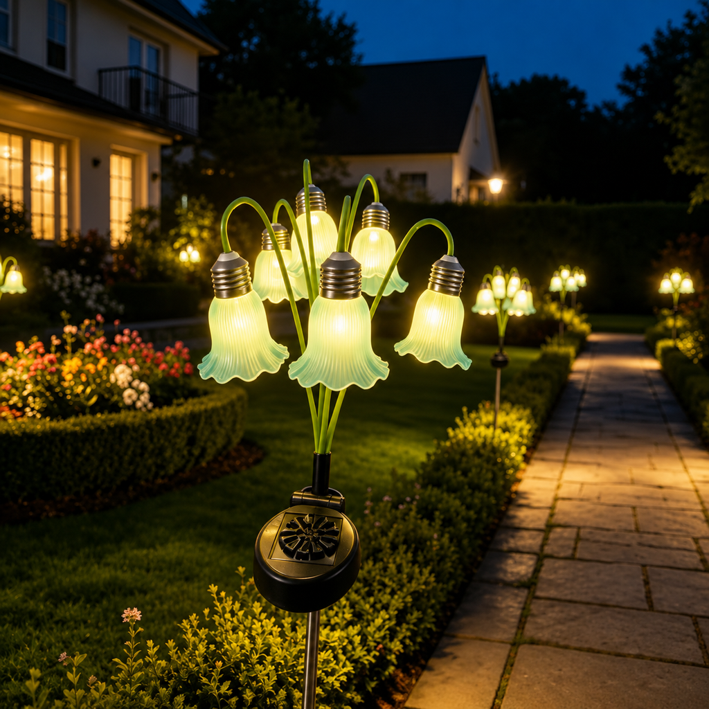 Solar Flower Lights Outdoor Garden Decorations💐💡