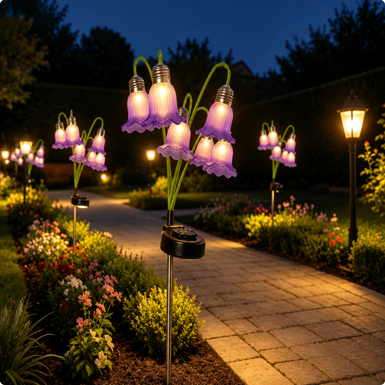 Solar Flower Lights Outdoor Garden Decorations💐💡