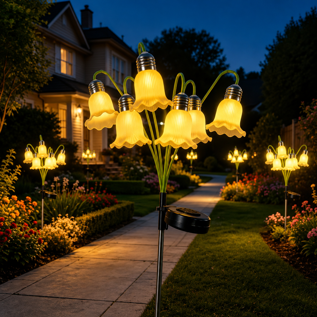 Solar Flower Lights Outdoor Garden Decorations💐💡