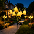 Solar Flower Lights Outdoor Garden Decorations💐💡