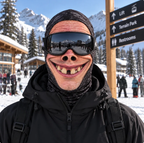 Funny Ski Mask for Snow Adventures
