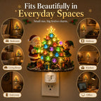🎄 Jeweled Christmas Tree Plug-In Night Light
