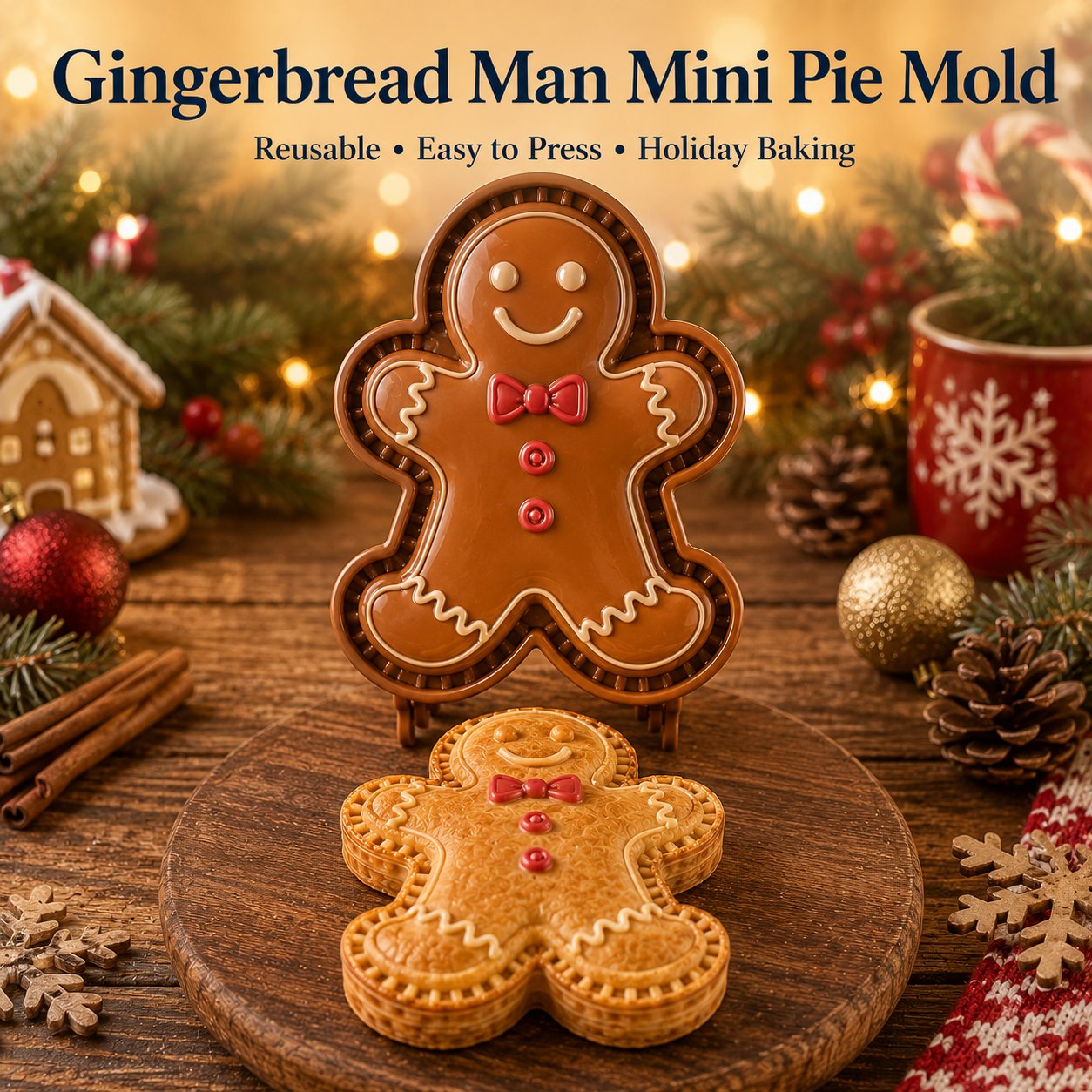🎄Christmas Mini Pie Mold 🥧