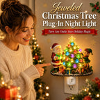 🎄 Jeweled Christmas Tree Plug-In Night Light
