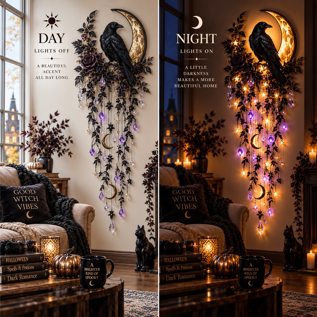 ✨ Halloween Magic Cascade Wall Light — A Little Spooky Magic Right on Your Wall