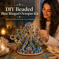 🌊 Ocean Sparkle Animal Craft Kit | Create a Dimensional Underwater Centerpiece with Colorful Beads, Pearls & Coastal Details 🐚✨