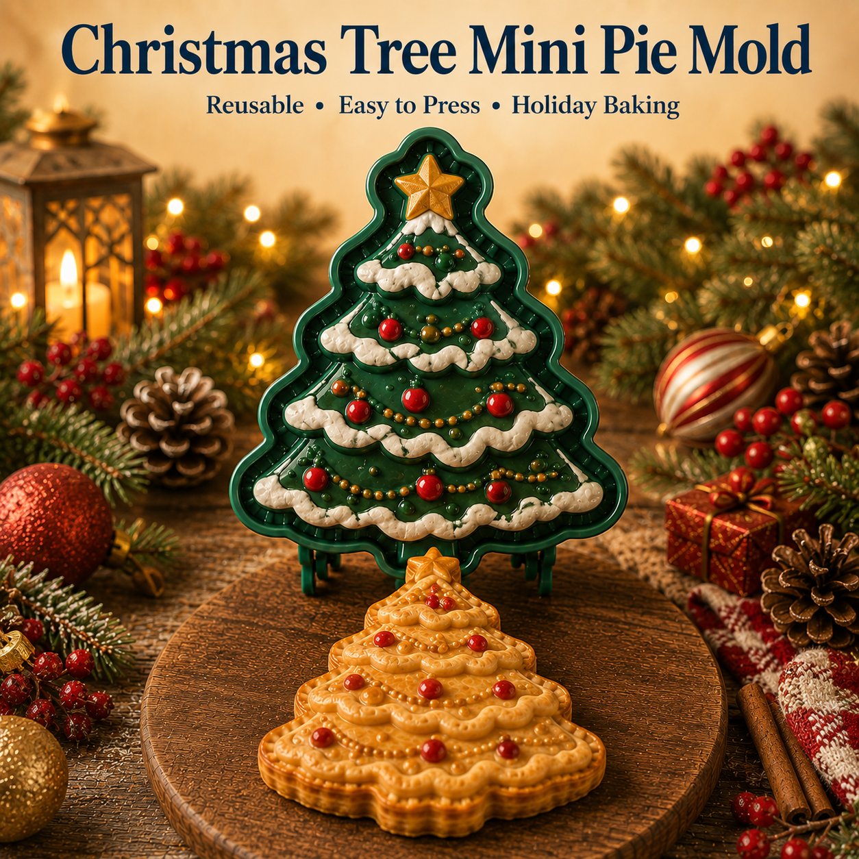 🎄Christmas Mini Pie Mold 🥧