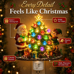 🎄 Jeweled Christmas Tree Plug-In Night Light