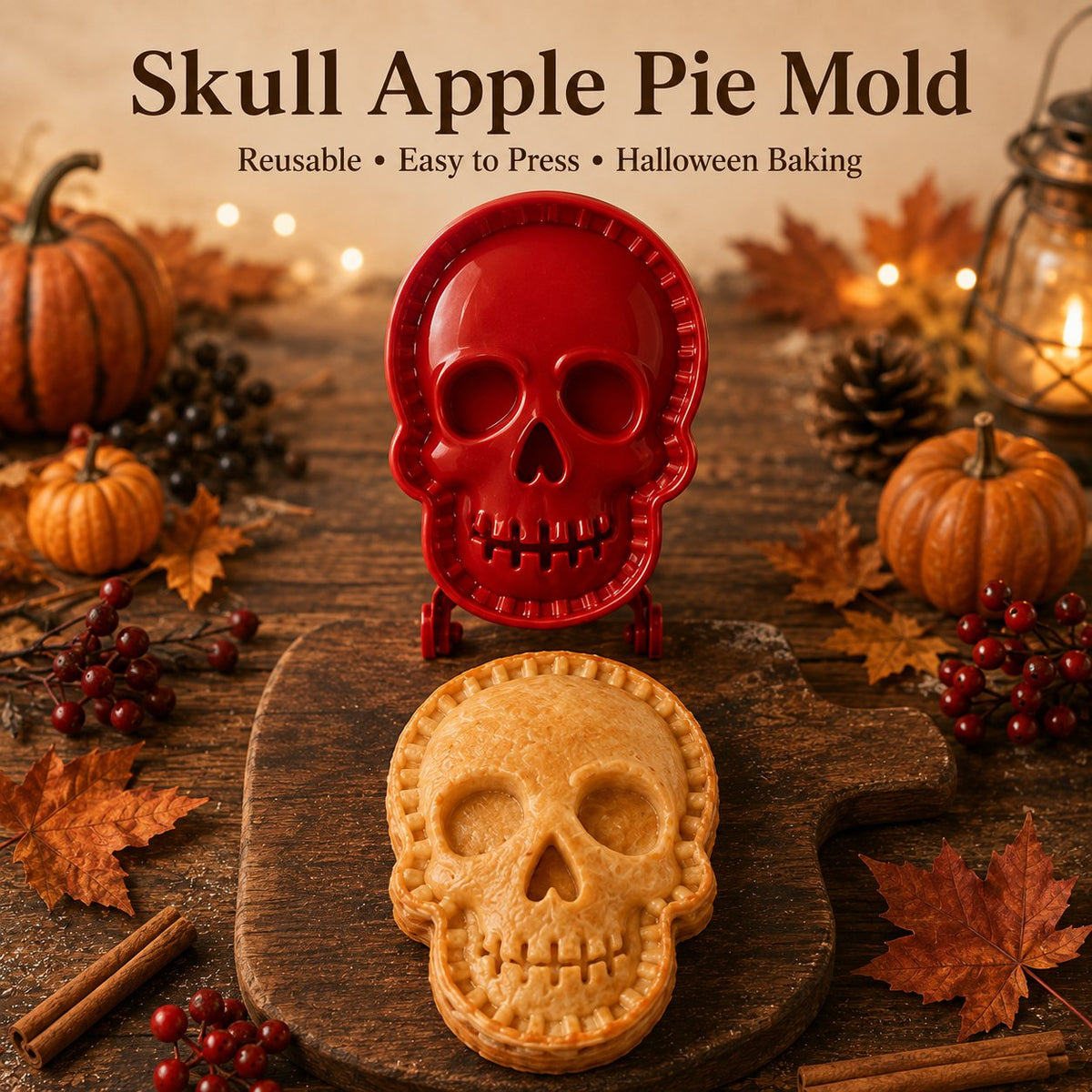 🎃 Halloween Mini Pie Mold 🥧