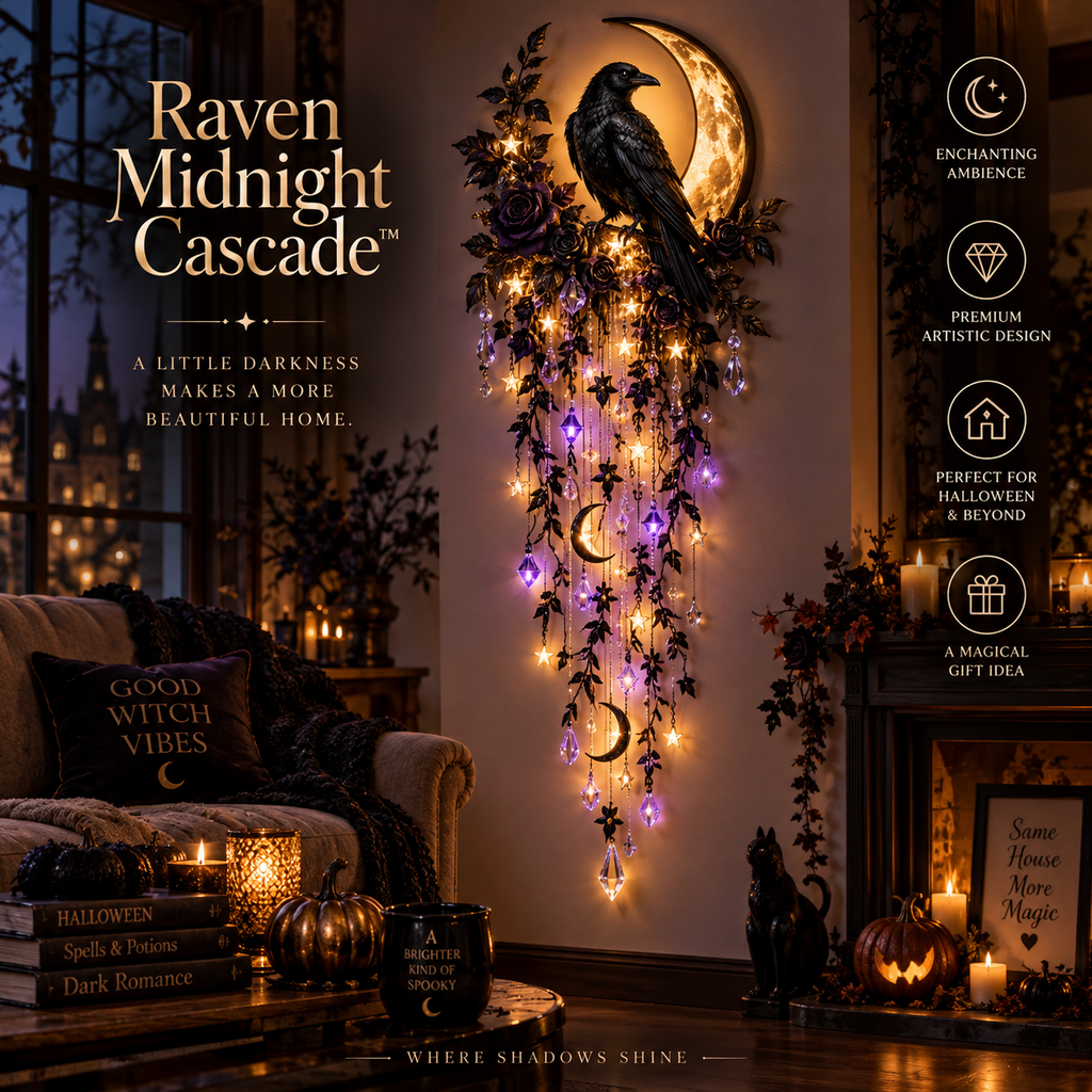 ✨ Halloween Magic Cascade Wall Light — A Little Spooky Magic Right on Your Wall
