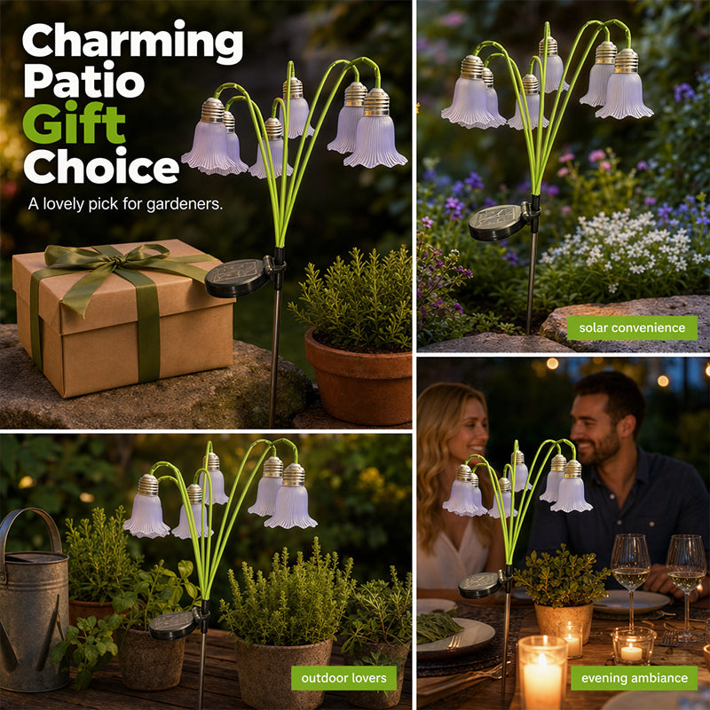 Solar Flower Lights Outdoor Garden Decorations💐💡