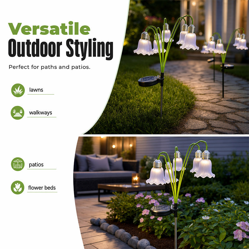 Solar Flower Lights Outdoor Garden Decorations💐💡
