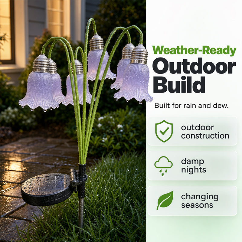 Solar Flower Lights Outdoor Garden Decorations💐💡